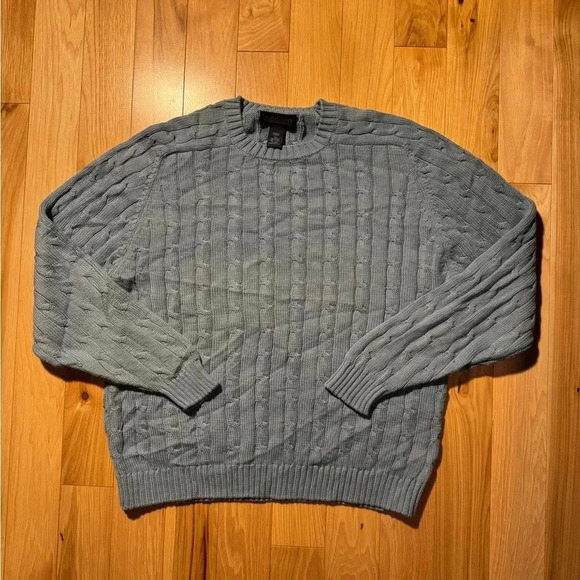 Vintage Lands End Made In  USA Womens Knit Pull Over Sweater Sz L​ - Picture 1 of 4